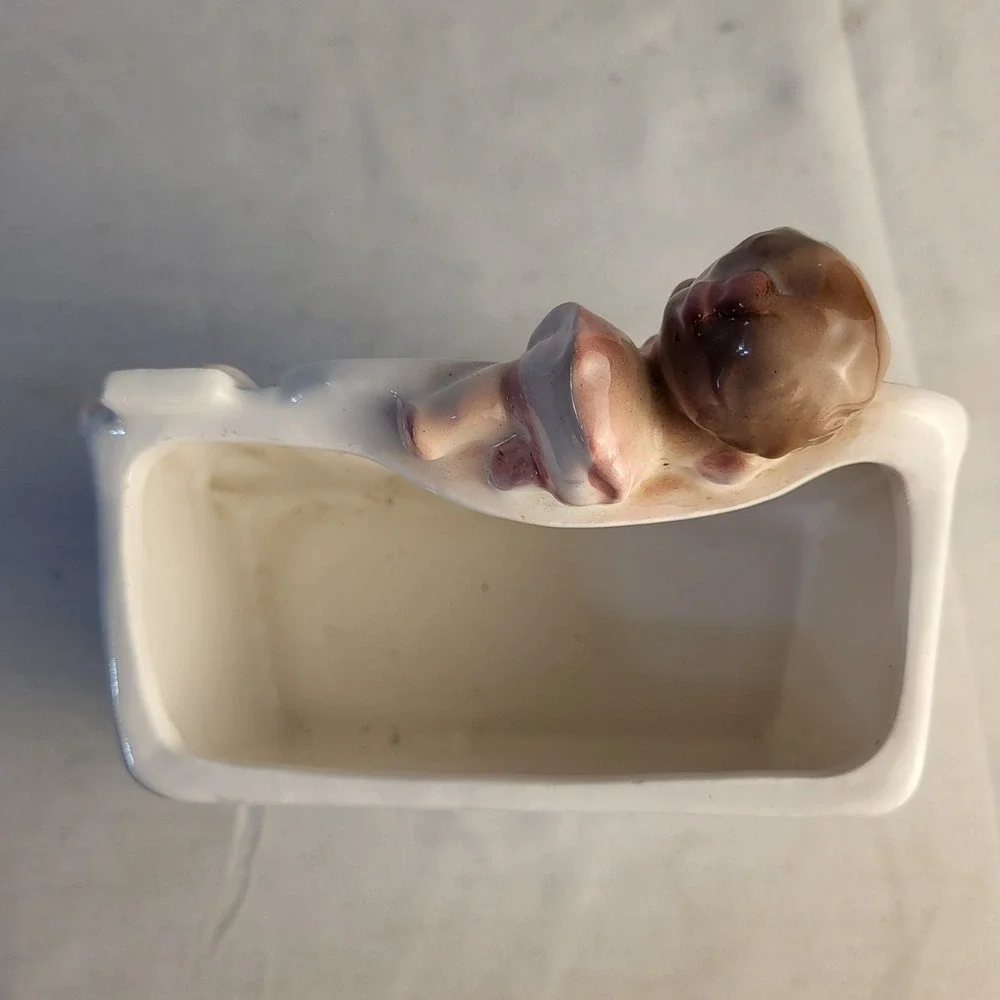 Vintage Baby Girl Planter Napcoware Ceramics